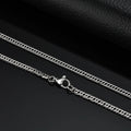 Braided Link Chain Choker Necklace — Stainless Steel