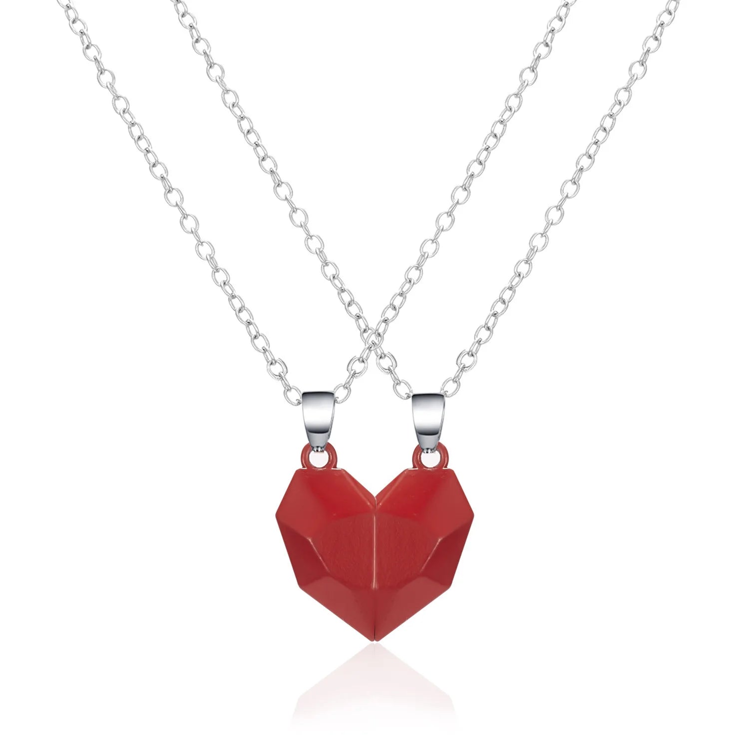 Magnetic Heart Pendant Necklace