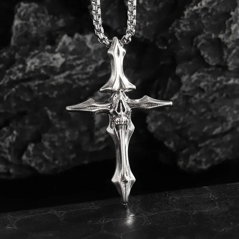 Seraph Warrior Pendant Necklace — Zinc Alloy