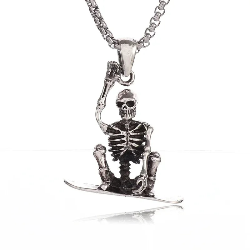 Fashion Anime Sexy Double Ponytail Lolita Pendant Goddess Necklace Men and Women Charm Temptation Cool Jewelry