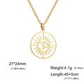 Dawapara India Tamil Om Symbol with Trident Pendant Stainless Steel Necklace Om Shiva Symbol Yoga Vintage Talisman