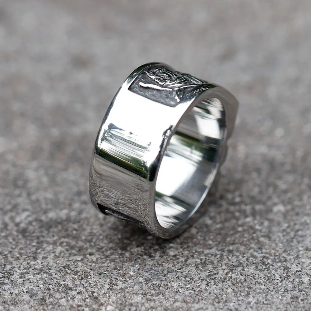 Vintage Skull Ring — Stainless Steel