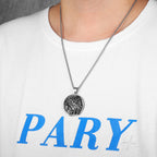 Crown of Thorns Pendant — Stainless Steel