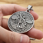 St. Michael Archangel Pendant — Stainless