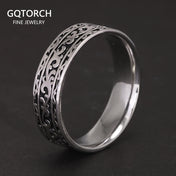 Vintage Wedding Band Ring — Silver