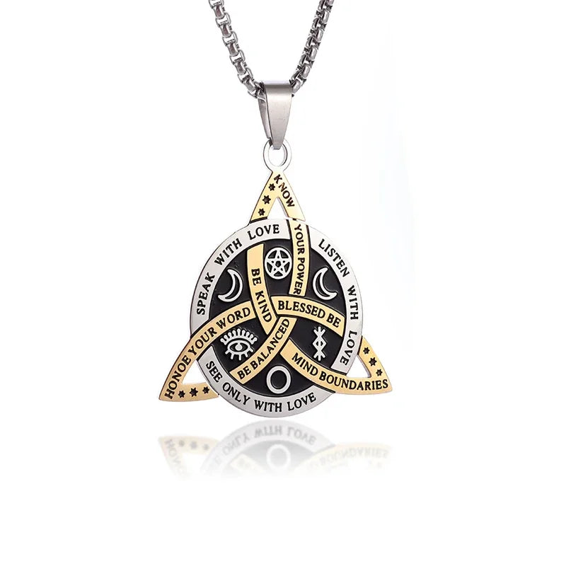 Trendy Mogan David Star Pendant High-Quality Alloy Israel Jewish Star of David Necklace for Men Jewelry