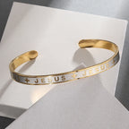 Fashion Design Stainless Steel Curved Tableware Fork Open Bracelet Men and Women Personality Charm Hip Hop Casual