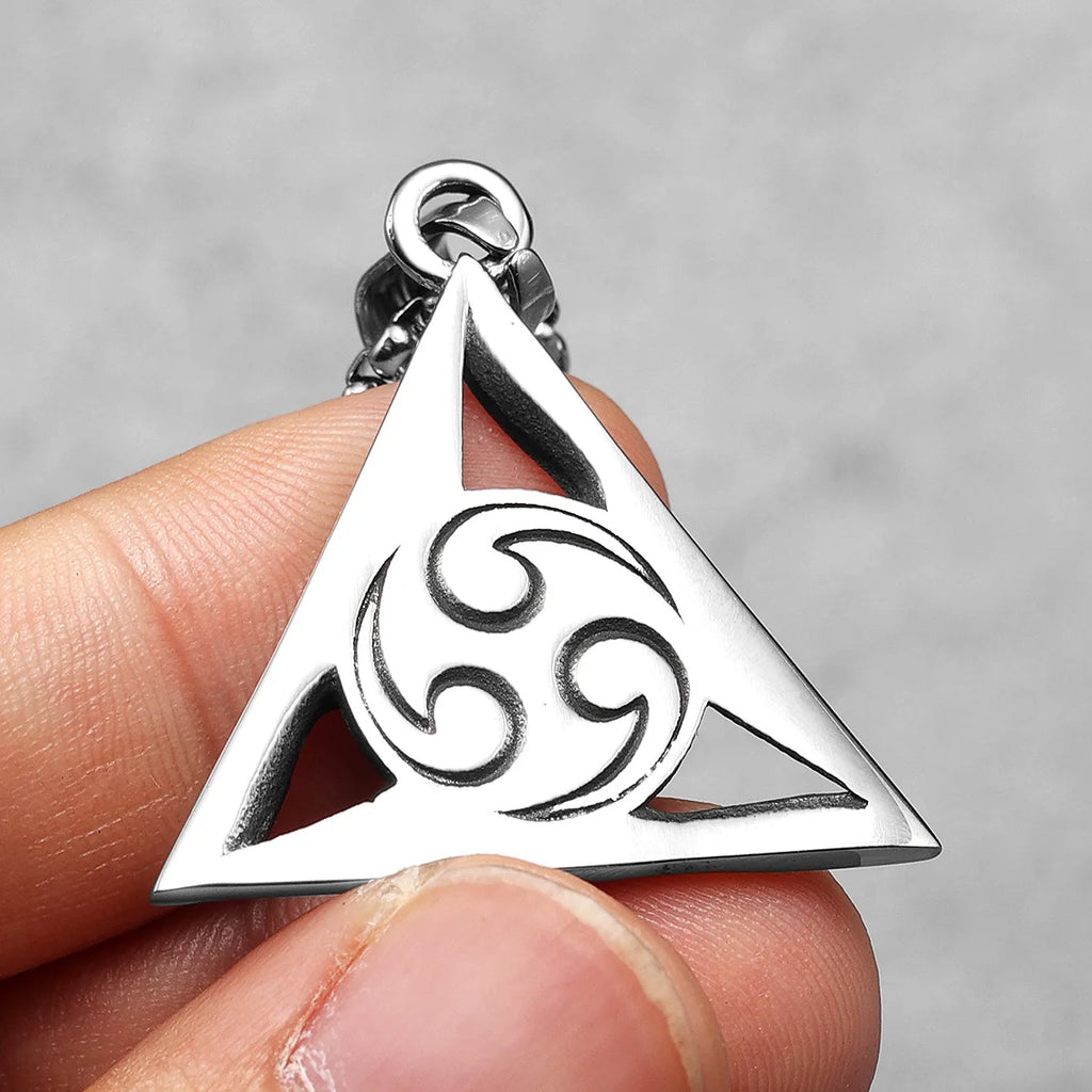 Freemasonry Eye Pendant — Stainless Steel