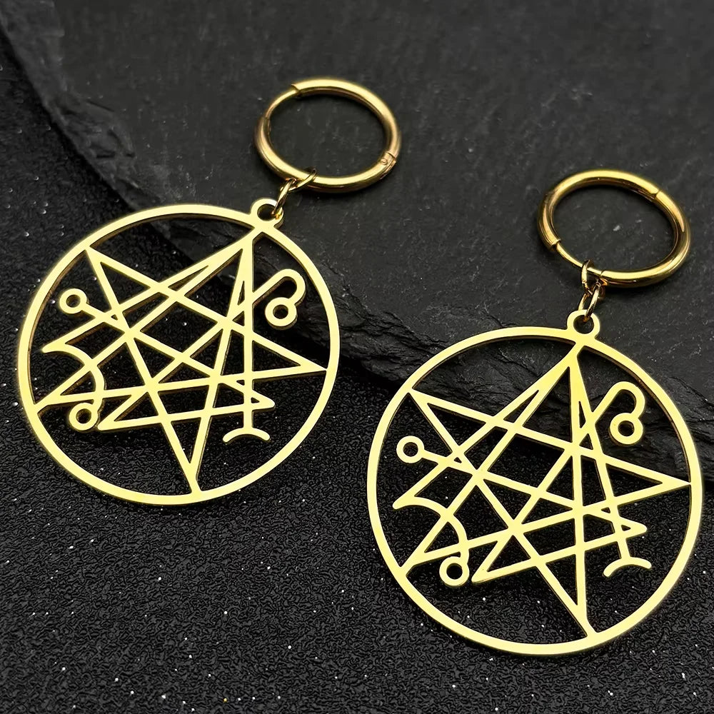 Necronomicon Satan Pendant Necklace — Stainless Steel