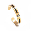 Hamsa Hands of Fatima Hebrew Pendant Stainless Steel Jerusalem Star of David Necklace Women's Jewish Jewelry