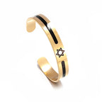 Hamsa Hands of Fatima Hebrew Pendant Stainless Steel Jerusalem Star of David Necklace Women's Jewish Jewelry