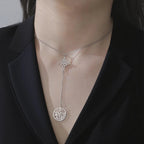 Witch Knot Pentagram Double Amulet Protection Necklace