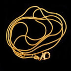 Hot New Snake Chain Gold Necklaces 16/18/20/22/24/26/28/30 Inches Women Men High Quality Jewelrys Gifts