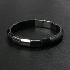 Fashion Wave Hematite Magnetic Bracelet Men Original Beaded Hematite Energy Bracelets for Women Positive Energy Jewelry