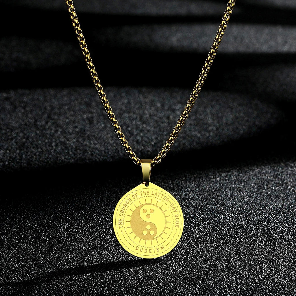 CHENGXUN Dainty Chef Knife Pendant Necklace for Women Men Steel Knife Charm Neck Chain Male Talisman Amulet Protection Jewelry