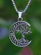 Gothic Satan Goat Stainless Steel Pendant Necklace