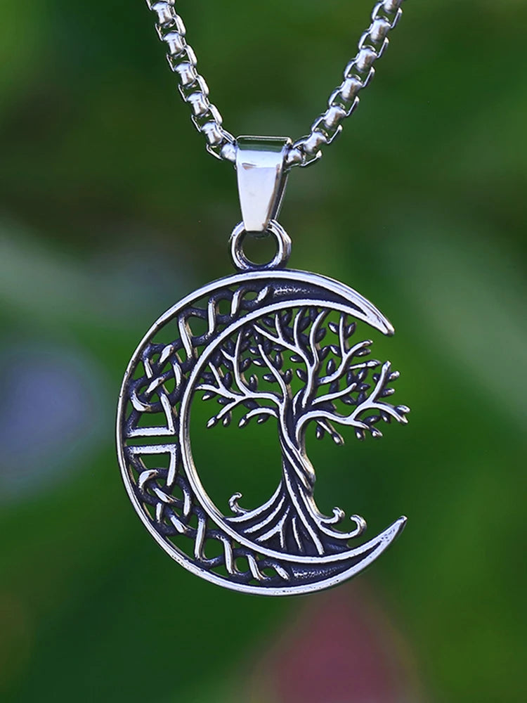 Gothic Satan Goat Stainless Steel Pendant Necklace