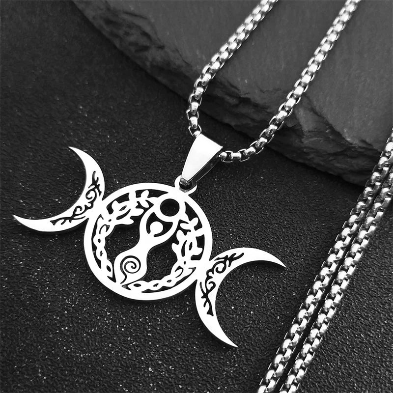 Witchcraft Stainless Steel Pendant Necklace
