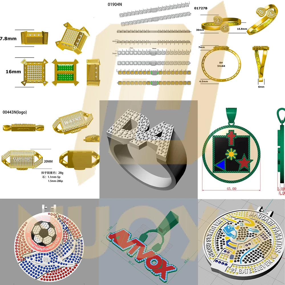 3D Pendant with Custom Design - Unique Personalized Necklace for Men and Women, Multiple Shapes and Symbol, Anniversary