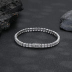 Iced Out Rock Sugar Tennis Chain Miami Cuban Link Necklace 5mm