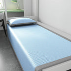 Summer Ice Silk Cooling Pad Breathable Jacquard Mattress Cover with Nonwoven Surface for College Student Dorm Bedroom