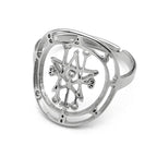 Occult Sigil Steel Ring Astaroth Goetia Finger
