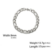 Cuban Link Stainless Steel Bracelet 9MM