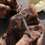 Retro Skull Cross Pendant Necklace — Stainless Steel