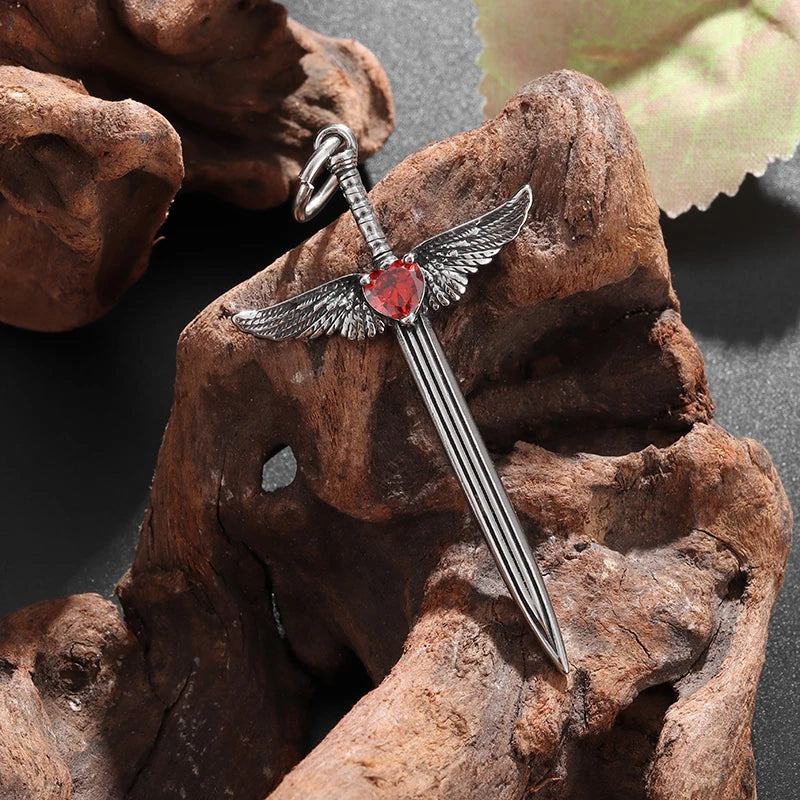 Retro Skull Cross Pendant Necklace — Stainless Steel