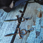 Occult Gothic Vampire Ankh Cross Necklace — Zinc Alloy