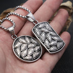 Gothic Demon Eyes Pendant — Stainless Steel