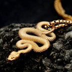 Snake Pendant — Stainless Steel