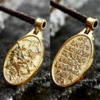 St Christopher Men's Patron Saint Of Time Travelers Archangel Michael dragon slayer st george Pendant Chain Necklace