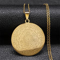 Seal of Seven Archangels Pendant — Stainless Steel