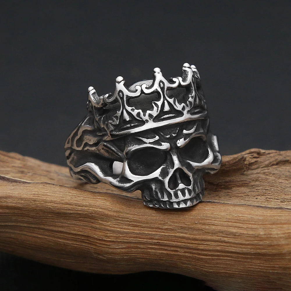 Gothic Skull Ring — Stainless Steel