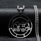 Astaroth Sigil Pendant Necklace — Stainless Steel