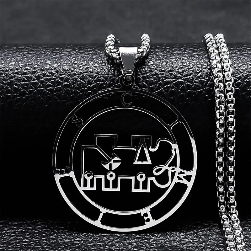 Astaroth Sigil Pendant Necklace — Stainless Steel