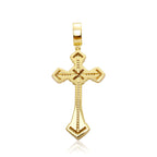 Iced Out Cross Pendant Necklace with Chain Type Options