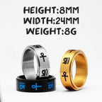 Eye of Horus Ring Stainless Steel
