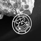 Stainless Steel Trinity Celtic Knot Nordic Rune Pendant Necklace Retro Ethnic Style Irish Knot Lucky Amulet Jewelry for Men
