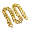 Hip Hop Gold Color Big Acrylic Chunky Chain Necklace For Men Punk Oversized Large Plastic Link Chain Men's Jewelry
