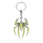  Stainless Steel Simple Personalized Spider Keychain Pendant Men and Women Fashion Party Pendant Necklace Charm Gifts