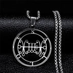 Lilith Demon Seal Necklace — Silver