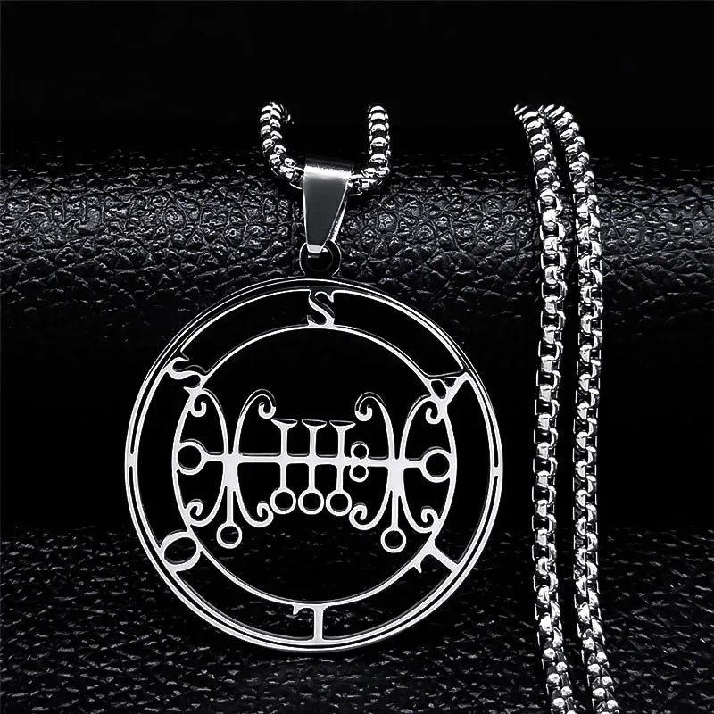 Lilith Demon Seal Necklace — Silver
