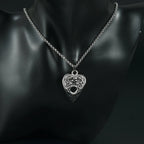 1/5/10 Piece Surgical Stainless Steel Heart Shape Pendant Ouija Board Planchette Necklace Cain Fashion Jewelry
