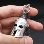 Spartan Helmet Steel Pendant Vintage Style 316L