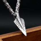 Viking Spear Stainless Steel Pendant Necklace
