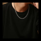 Plain Chain Necklace — Stainless Steel