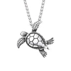 Turtle Pendant — Stainless Steel