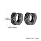 Celtic Knot Viking Hoop Earrings — Stainless Steel